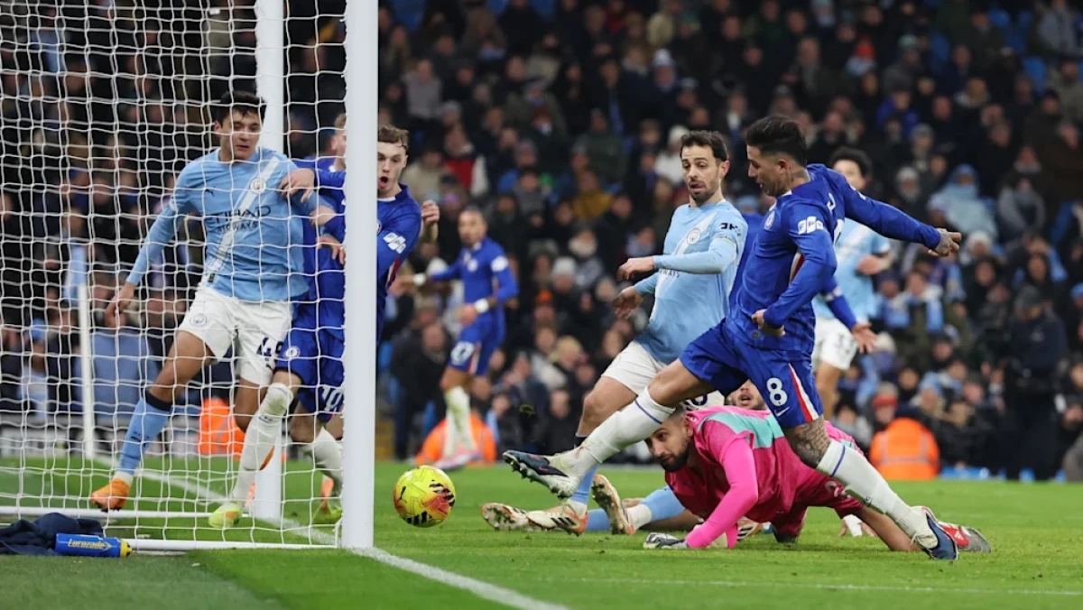 Liga Inggris: Enzo Fernandez Selamatkan Chelsea di Etihad, Man City Gagal Pepet Arsenal di Puncak Klasemen