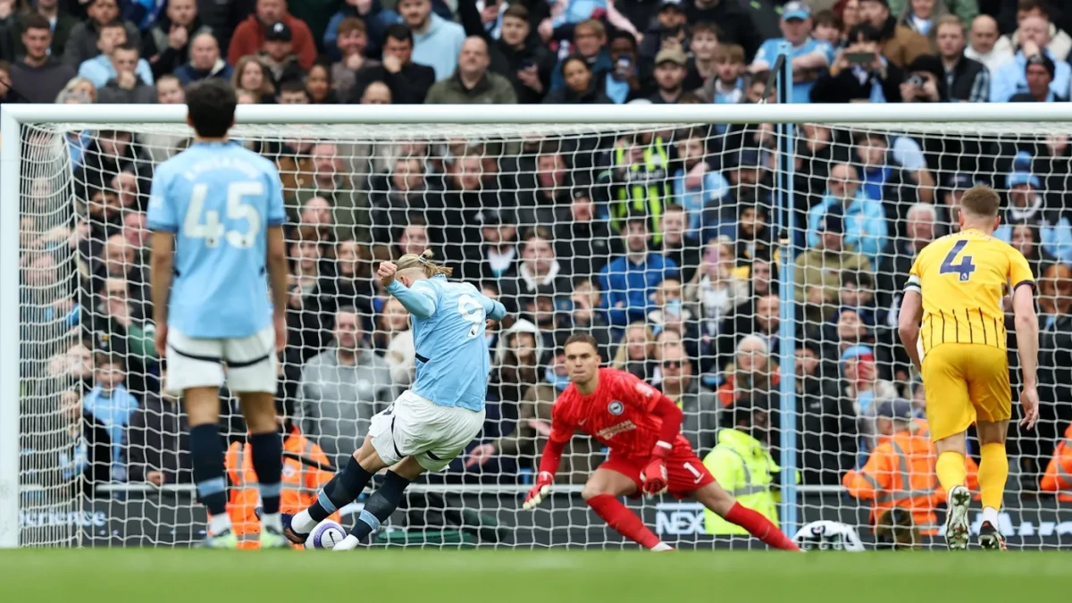 Manchester City Gagal Masuk Zona Liga Champions usai Ditahan Brighton di Etihad