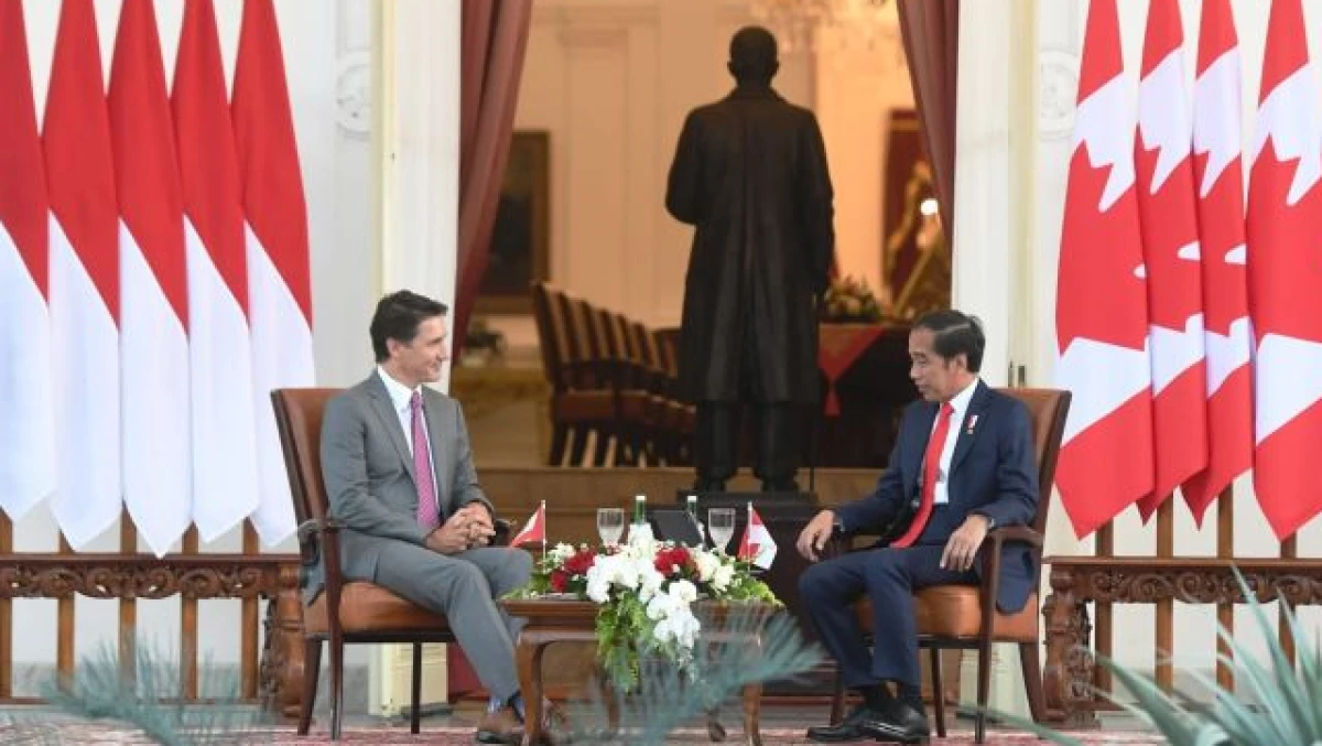 Bertemu PM Kanada, Presiden Jokowi Harap ASEAN Perkuat Kerjasama Kawasan