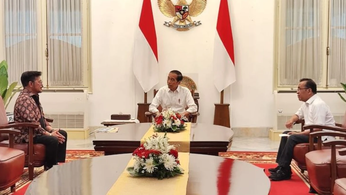 Digelar Tertutup, Syahrul Yasin Limpo Bertemu Jokowi di Istana