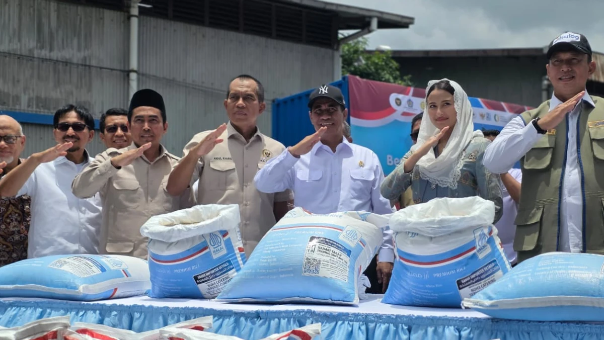 Perdana! Indonesia Kirim 2.280 Ton Beras ke Arab Saudi, Suplai Konsumsi Jemaah Haji 2026