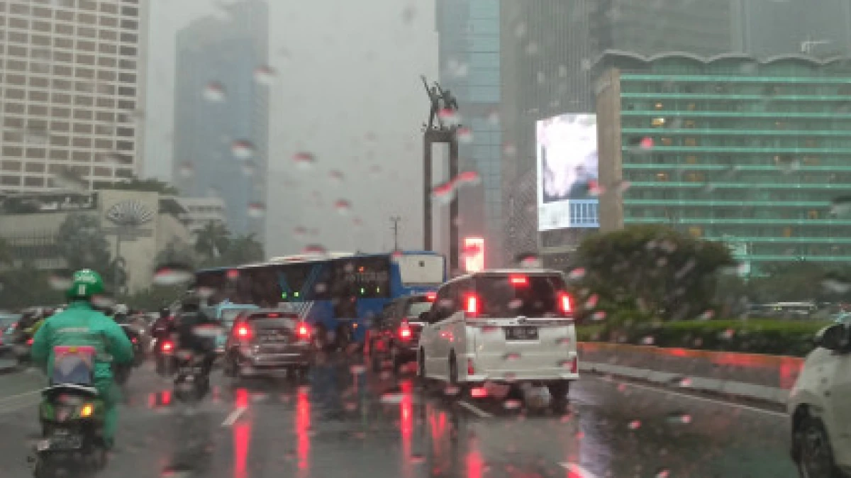 Libur Idulfitri, Sejumlah Wilayah DKI Jakarta Terancam Diguyur Hujan
