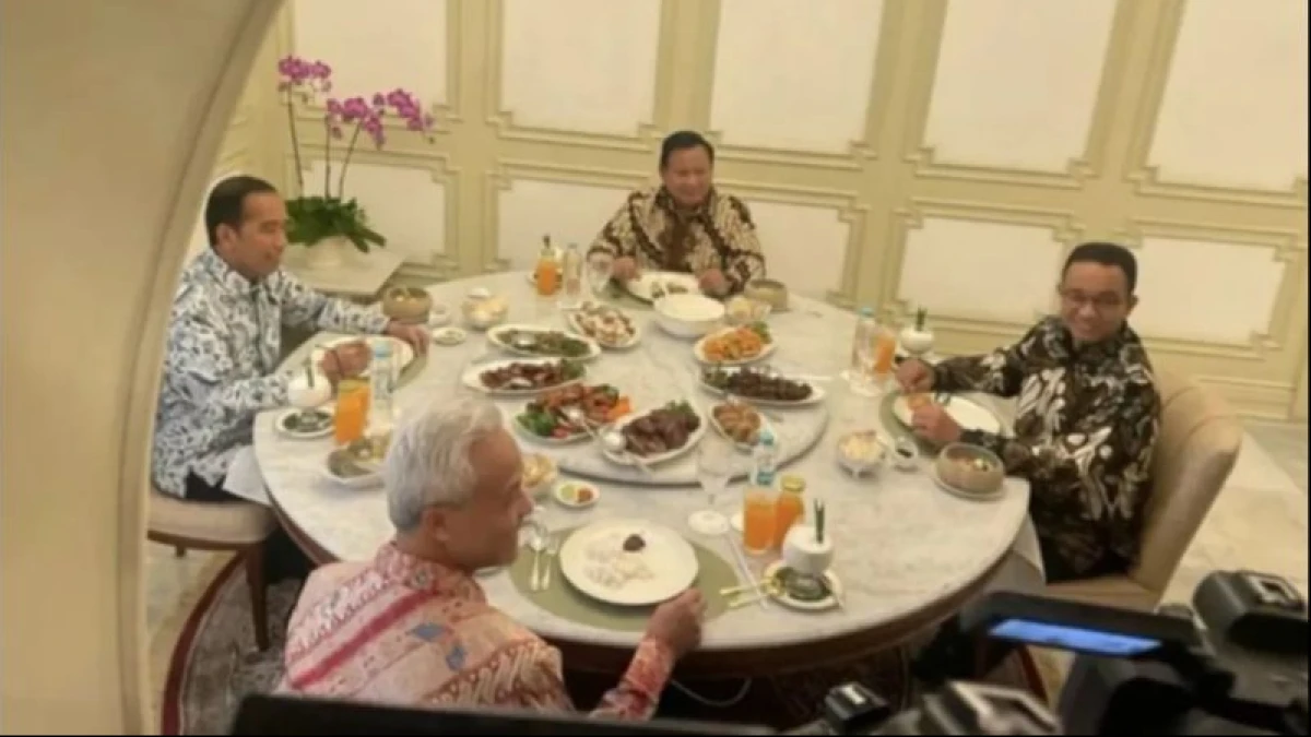 Soal Jokowi Makan Malam Bareng Prabowo, Begini Respons Timnas AMIN
