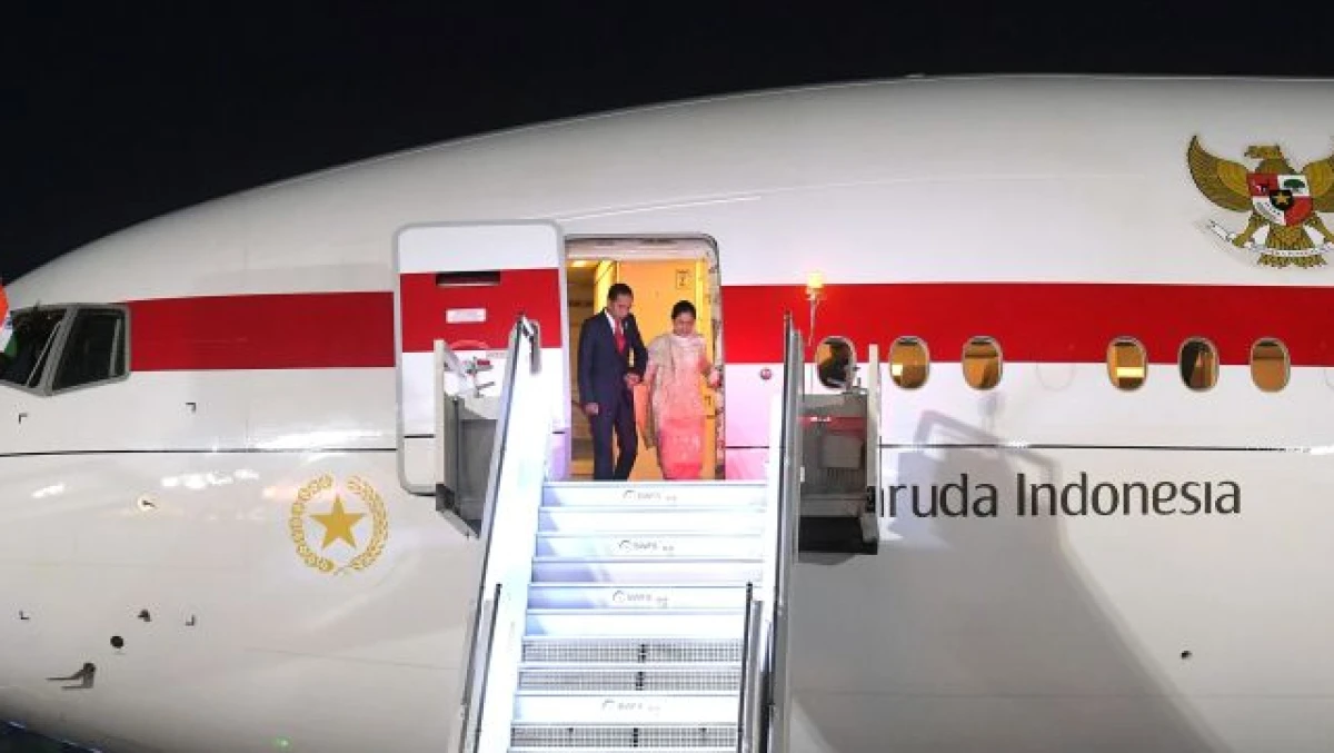Presiden Jokowi Tiba di New Delhi, Hadiri KTT G20 India