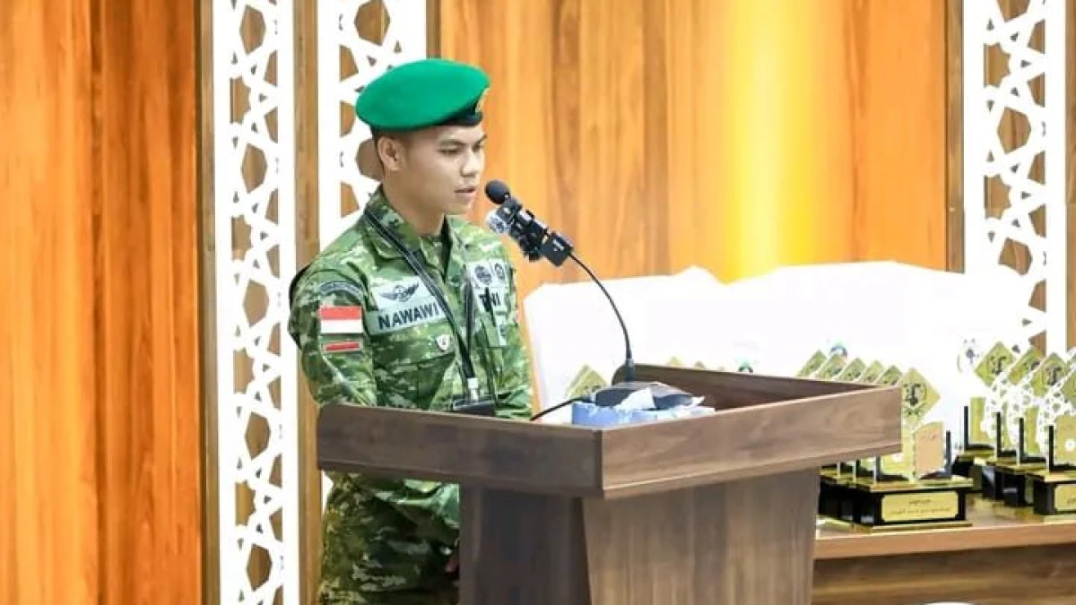 Top! Prajurit TNI AD Prada Nawawi Juara 1 MHQ Internasional di Libya