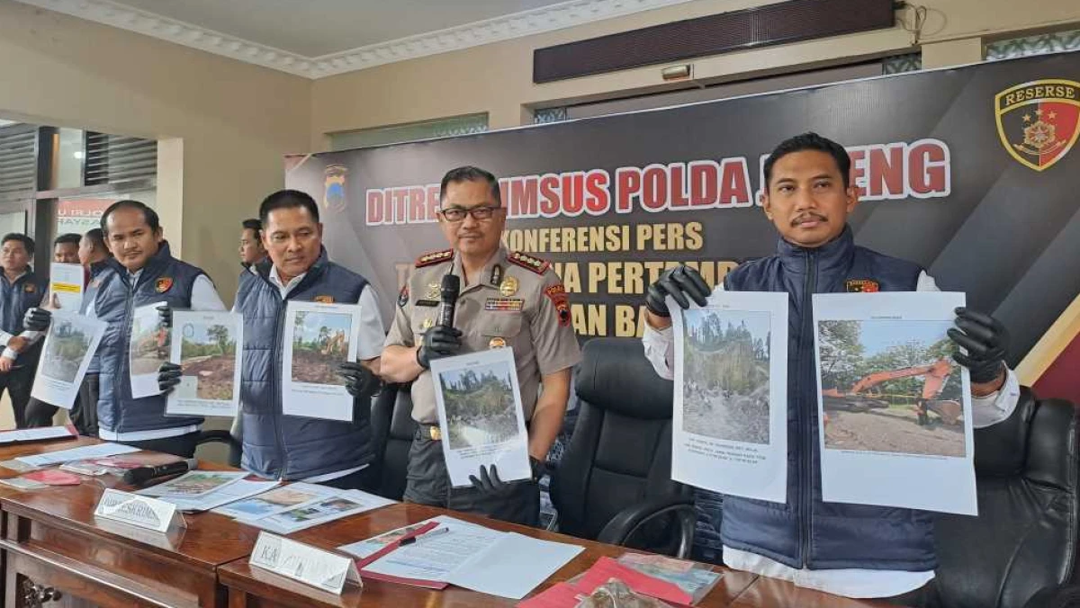 Polda Jateng Gerebek 2 Tambang Ilegal