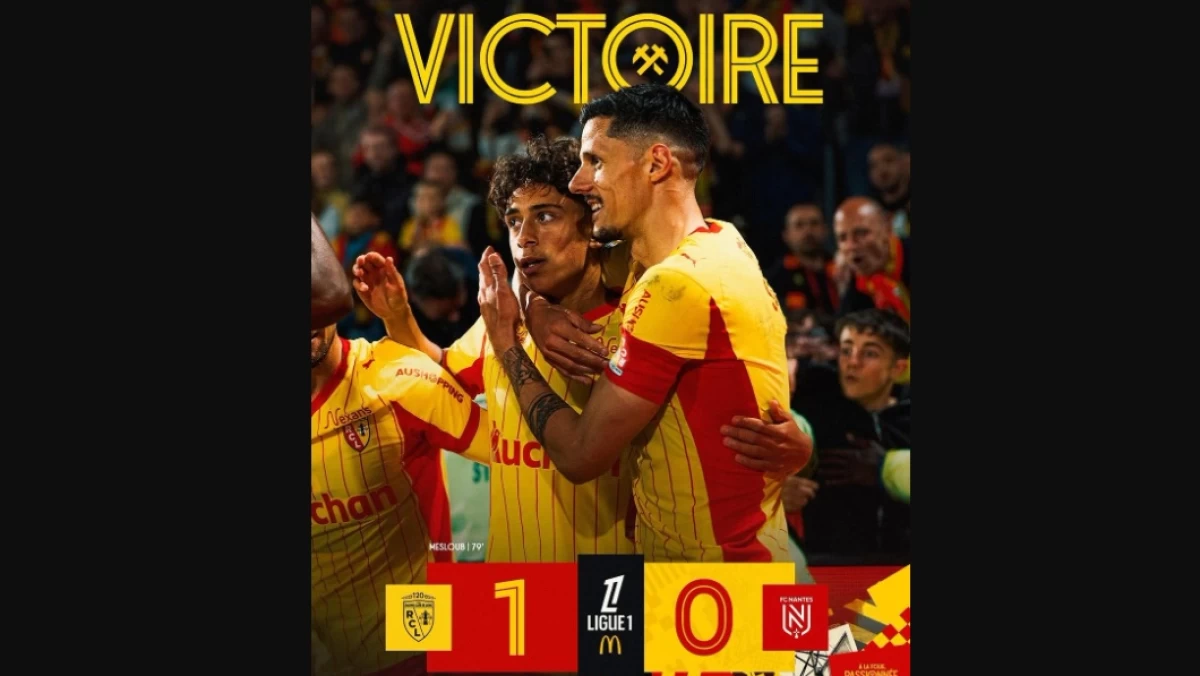 Hasil Liga Prancis: Lens Menang Tipis, Nantes Resmi Terdegradasi