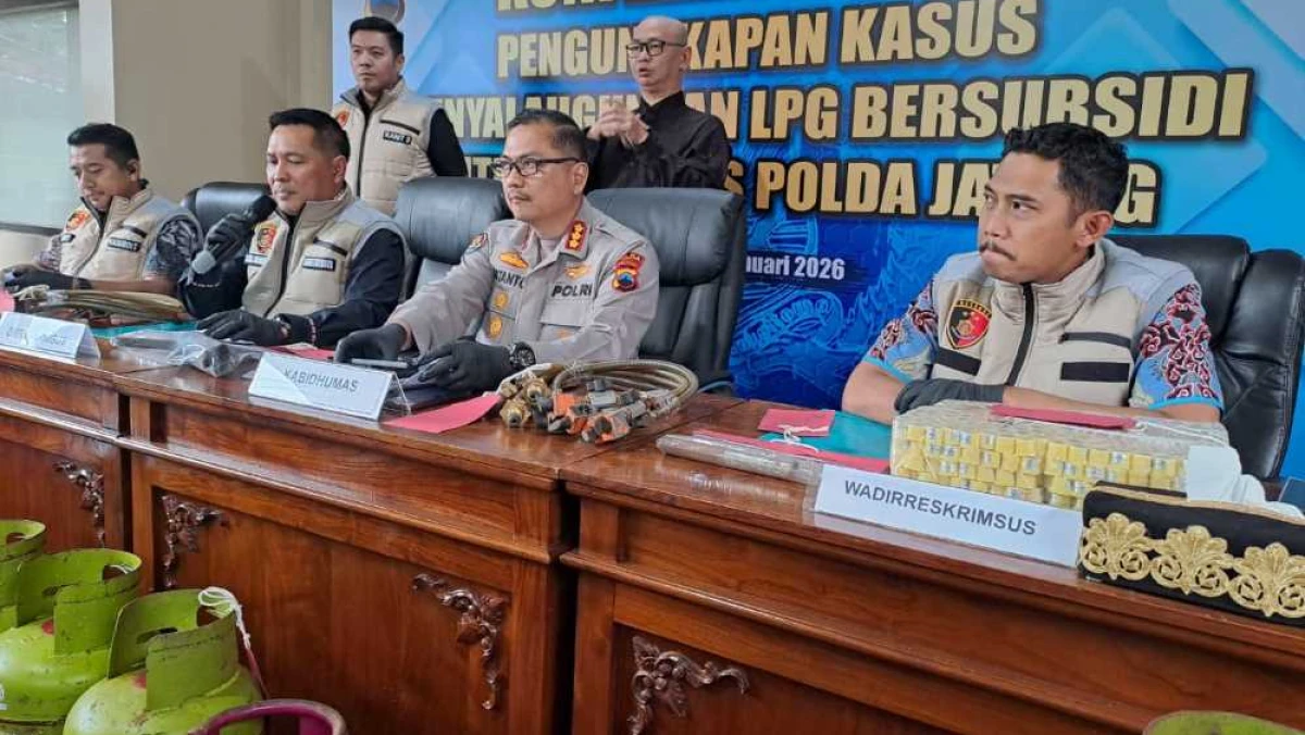 Polda Jateng Bongkar Praktik Oplosan Gas Melon