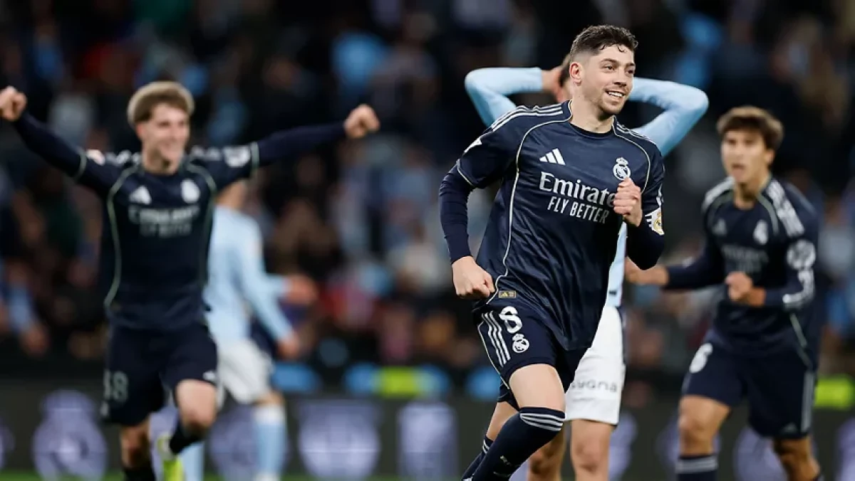 Federico Valverde Cetak Gol Dramatis di Injury Time, Real Madrid Taklukkan Celta Vigo 2-1