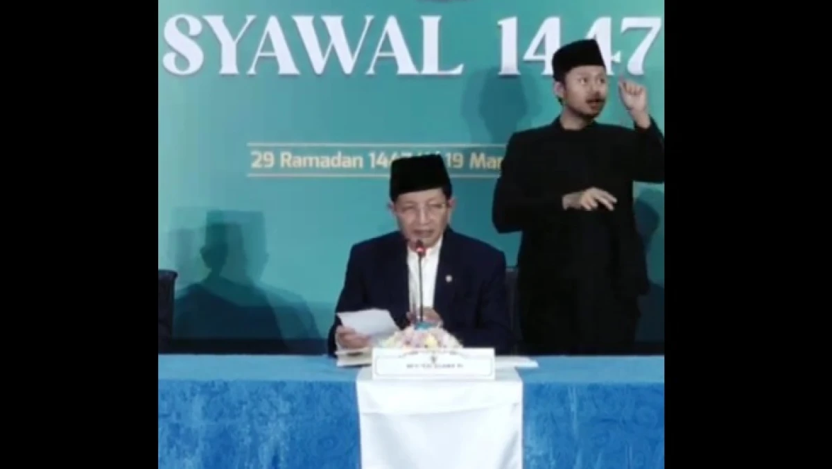 Sah! Pemerintah Tetapkan Hari Raya Idulfitri 1 Syawal 1447 H Jatuh pada Sabtu 21 Maret 2026