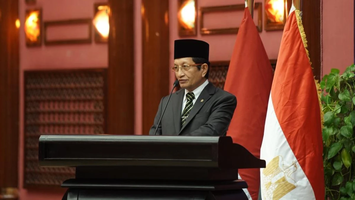 Seminar Ekoteologi di Al-Azhar Kairo, Menag: Aktivitas yang Merusak Lingkungan Menyimpang dari Tujuan Ibadah