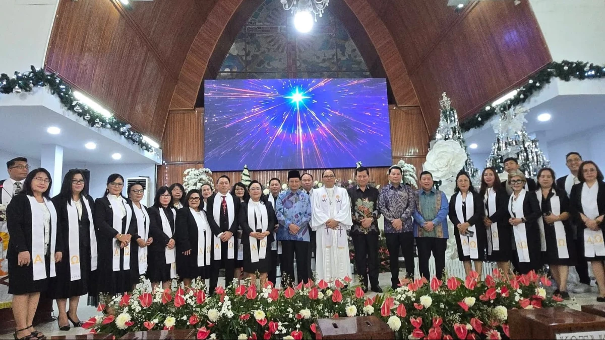 Natal 2025, Menag Ajak Gereja dan Umat Tebarkan Empati dan Harapan untuk Indonesia