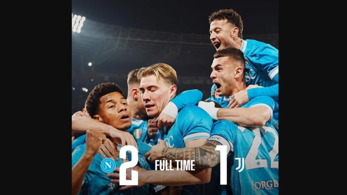 Liga Italia: Napoli Rebut Takhta Puncak Serie A usai Bantai Juventus 2-1 Berkat 2 Gol Hojlund