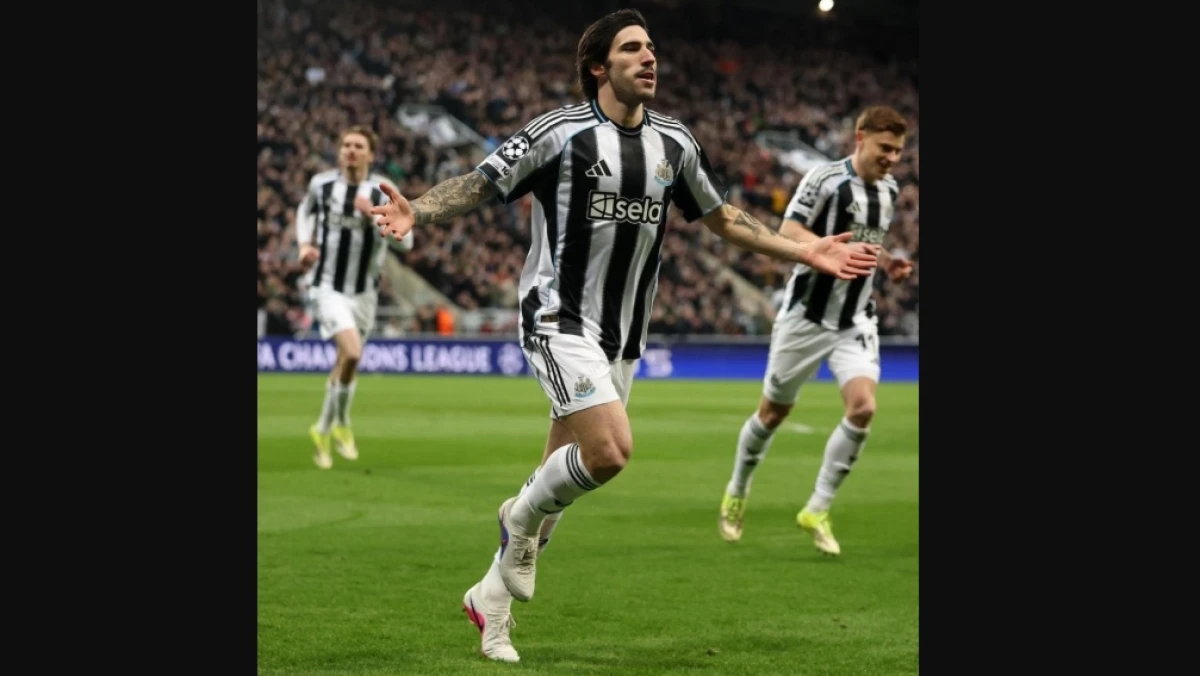 Newcastle Jegal Qarabag 3-2, The Magpies Terbang ke 16 Besar Liga Champions