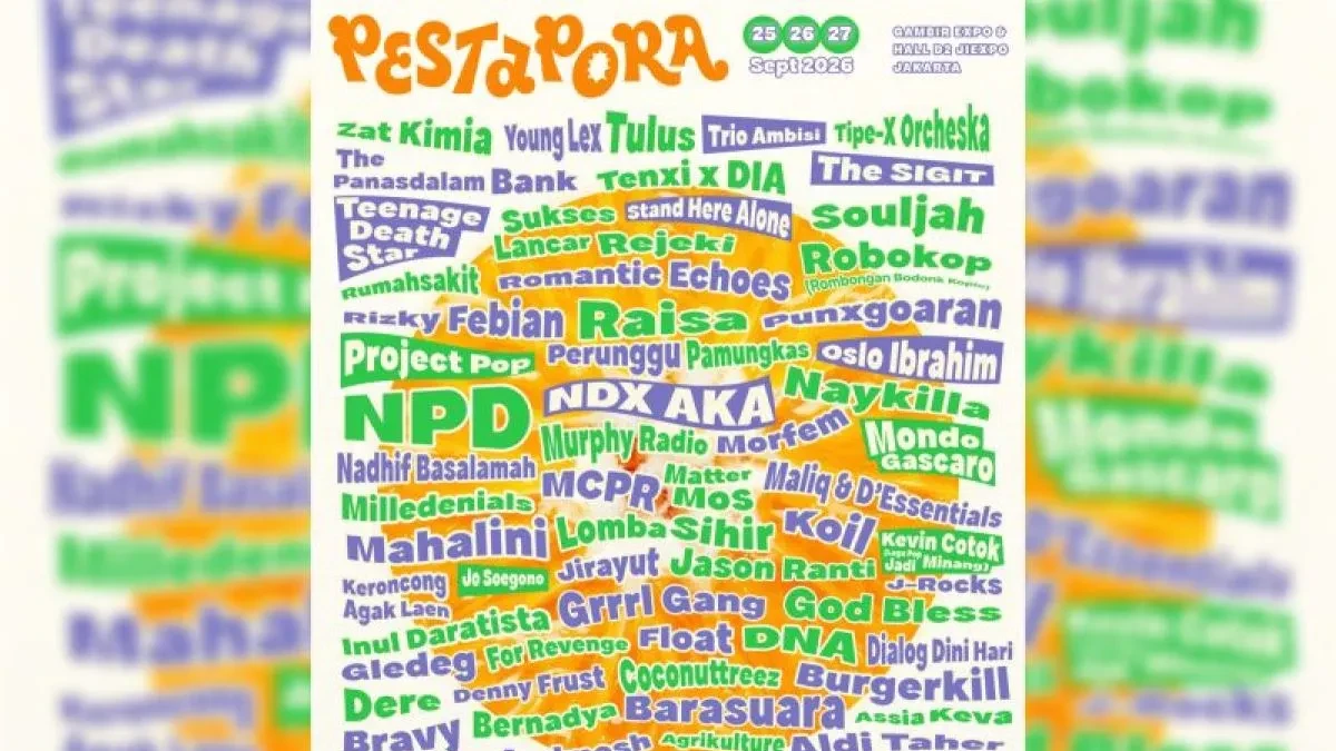 Pestapora 2026 Siap Digelar, Line-up Fase Pertama Bertabur Musisi Lintas Generasi