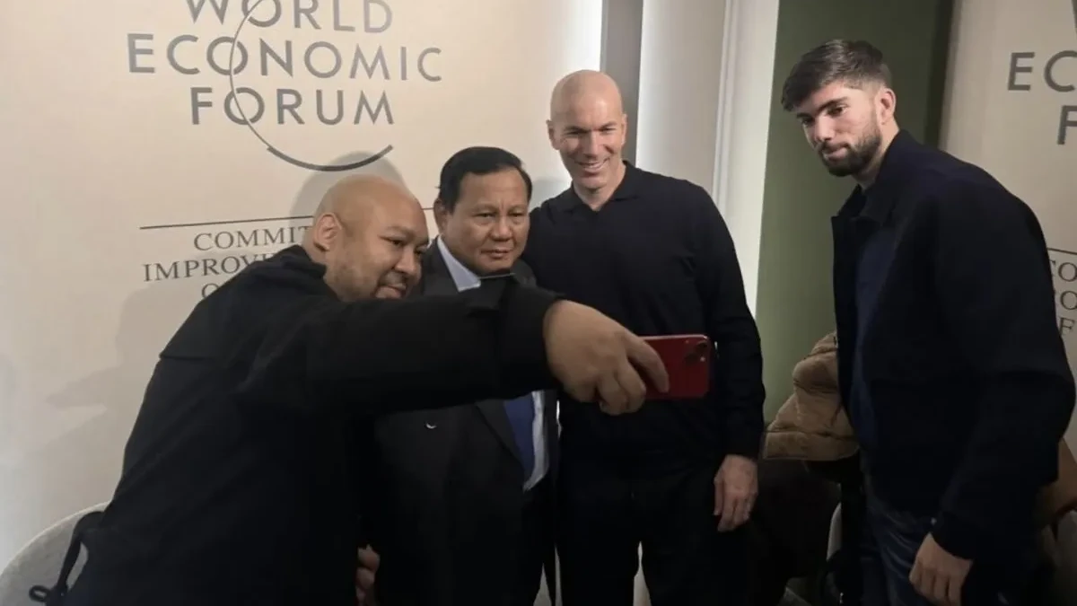 Prabowo Unggah Momen Bertemu dan Diskusi dengan Zidane, Bahas Timnas Indonesia?
