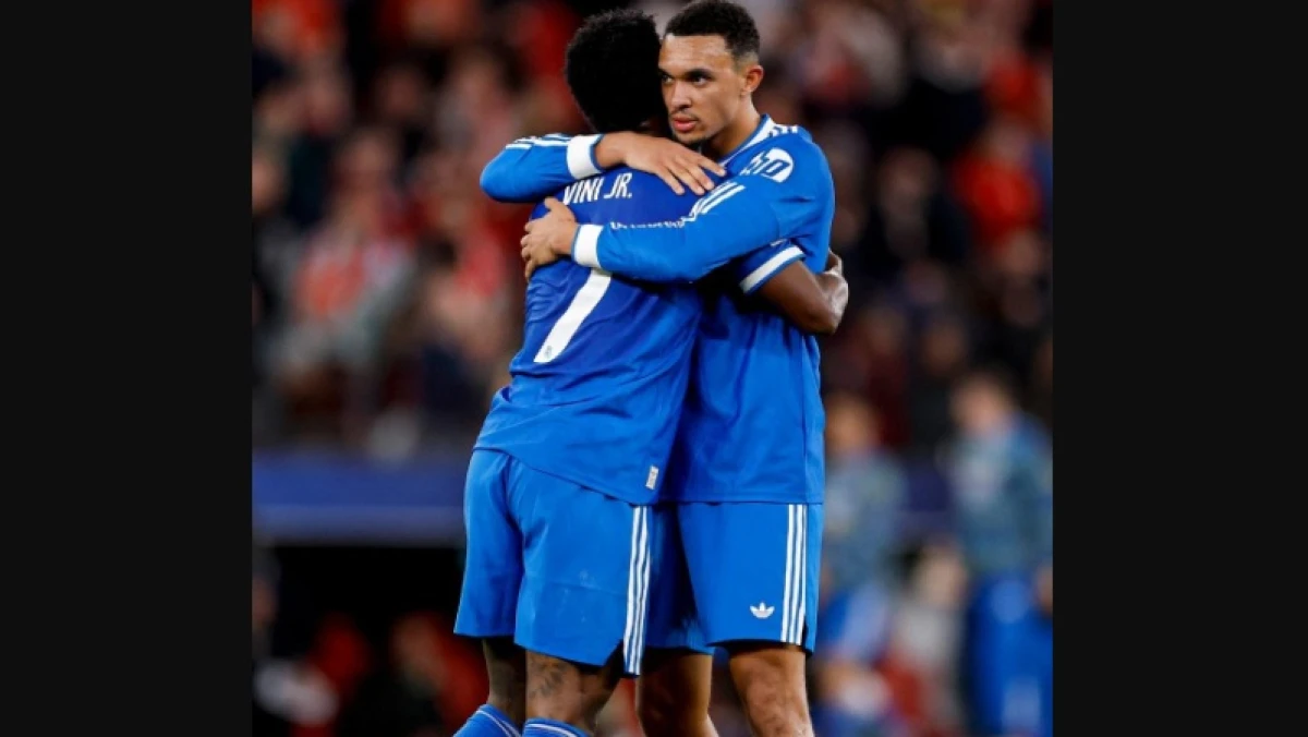 Liga Champions, Real Madrid Menang Tipis atas Benfica Berkat Gol Vinicius Junior