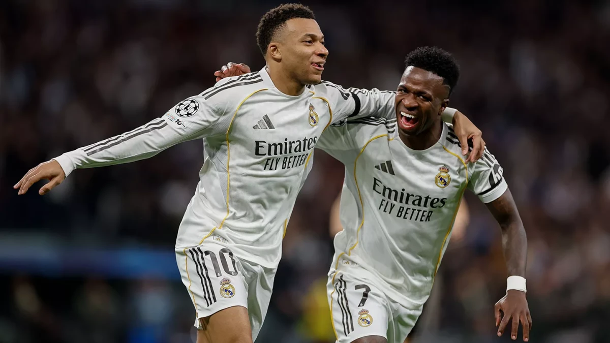 Real Madrid Hajar Monaco 6-1 di Liga Champions: Mbappe 2 Gol, Vini Jr Bintang Lapangan
