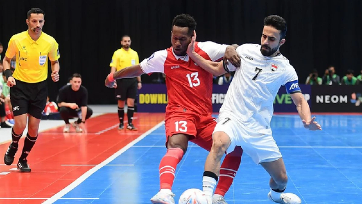 Final Piala Asia Futsal 2026: Indonesia Unggul 3-2 atas Iran di Babak I