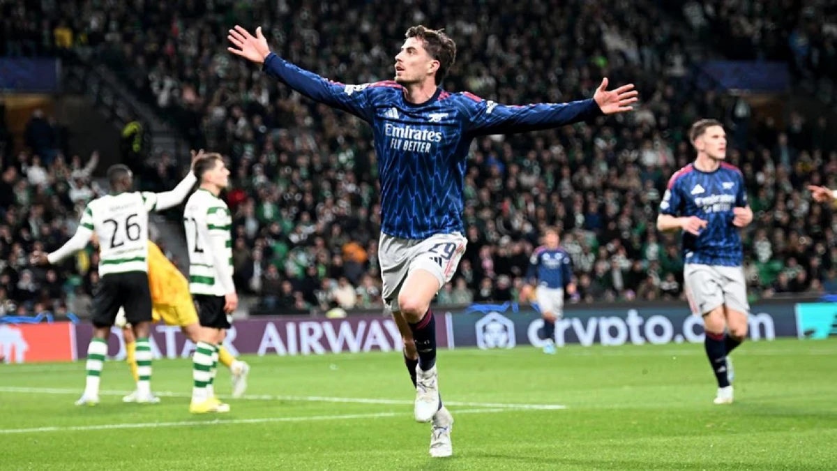 Hasil Sporting vs Arsenal: Gol Telat Kai Havertz Amankan Kemenangan Dramatis The Gunners
