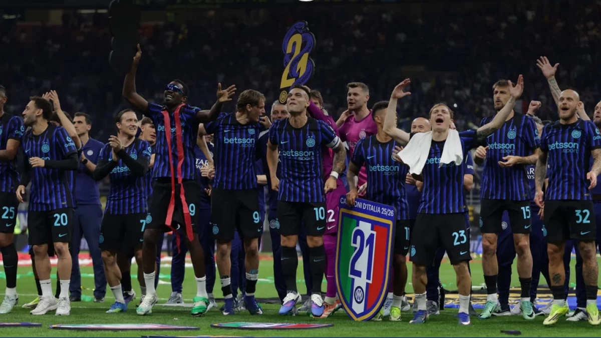 Campioni D’Italia! Inter Milan Resmi Juara Liga Italia, Milano Berpesta