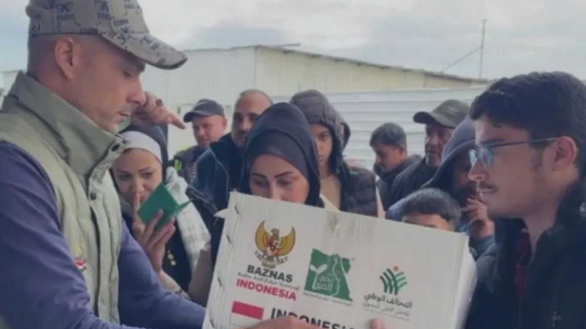 15.000 Paket Sembako dari Indonesia Tiba di Palestina, Langsung Dibagikan ke Warga Gaza