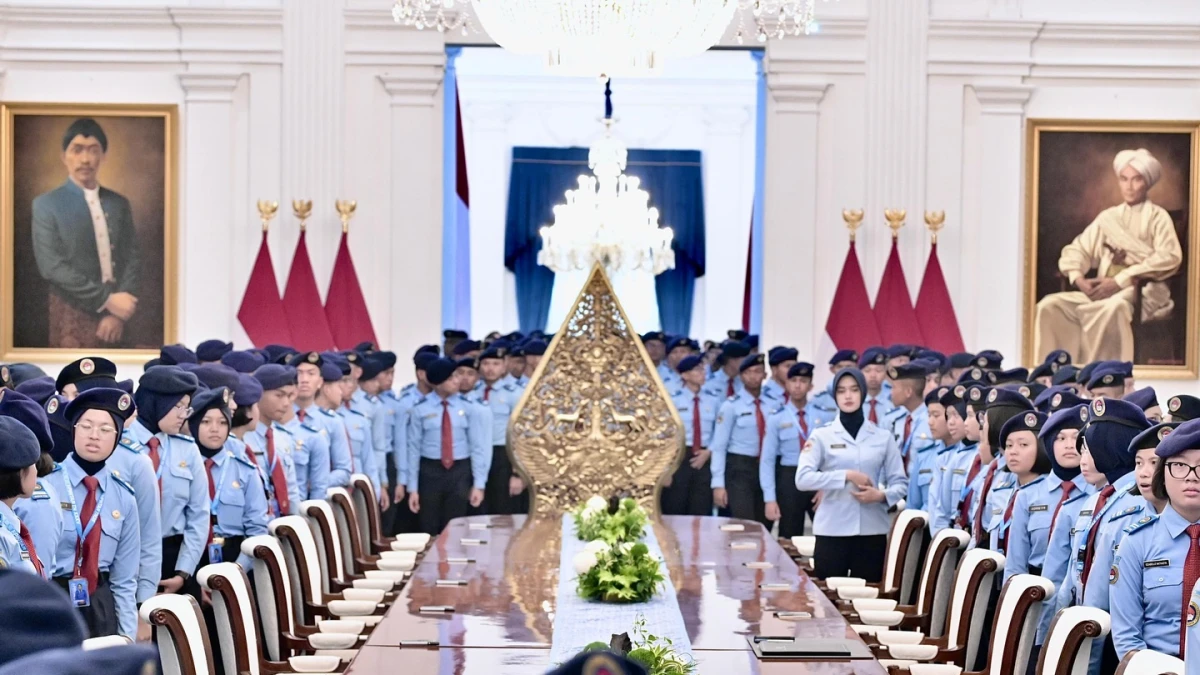 Momen 750 Siswa SMA Taruna Nusantara Belajar Kepemimpinan di Pusat Kekuasaan Istana Kepresidenan