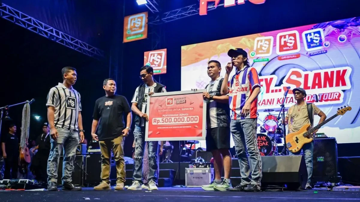 Slank Sumbangkan Hasil Konser dan Lelang Barang Rp500 Juta untuk Korban Bencana Sumatera