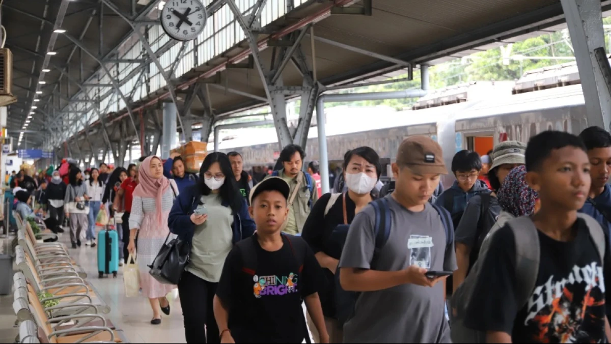 KAI Catat 131 Ribu Tiket Kereta Api Lebaran 2026 Telah Dipesan, Ini 10 Rute Favorit!