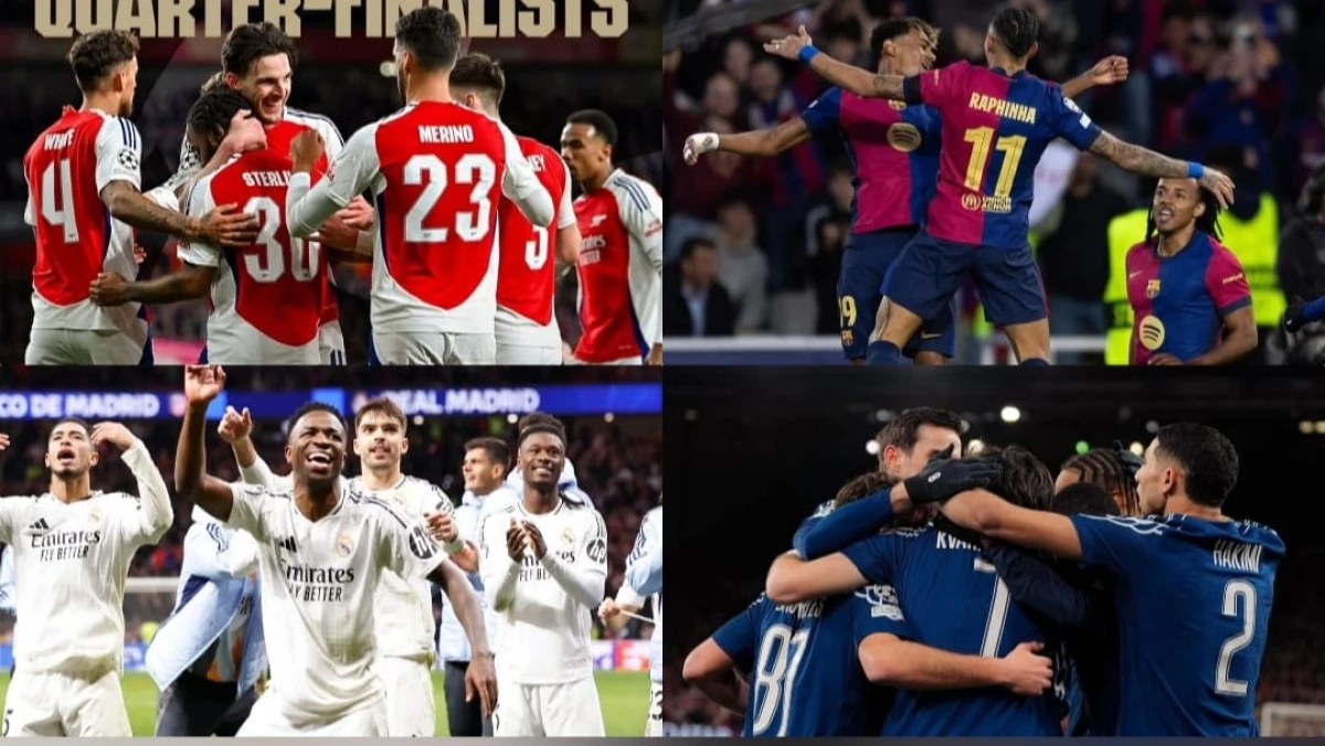 Berikut Ini Daftar Tim yang Lolos ke Perempat Final Liga Champions 2024/2025