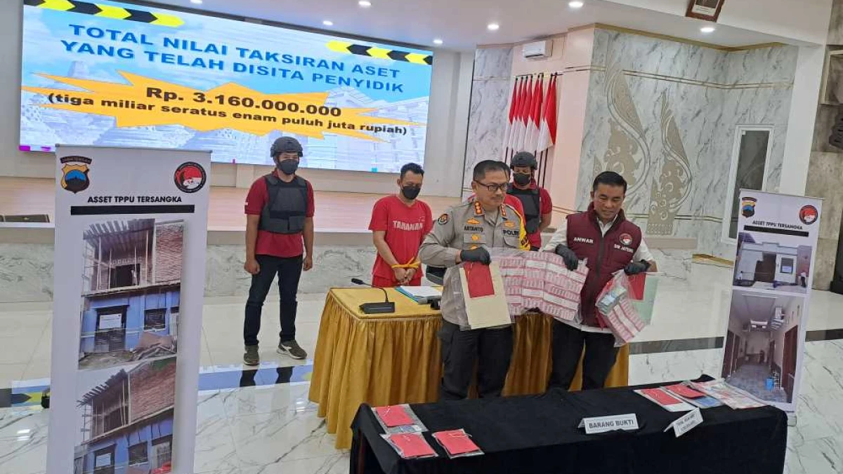 Polda Jateng Bongkar Pencucian Uang Bandar Narkoba: Sita Perhiasan Emas hingga Rumah Kos Eksklusif
