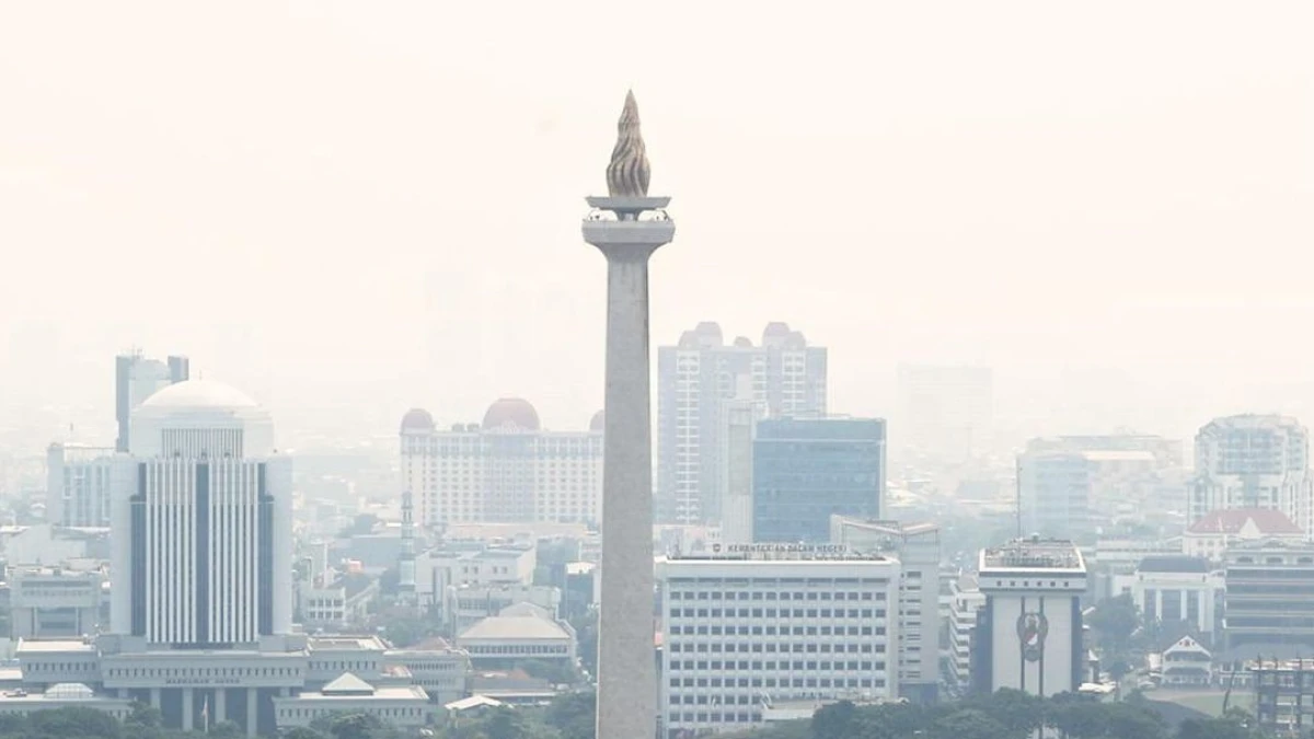 Kualitas Udara Jakarta Kembali Tak Sehat, Masuk 7 Terburuk Dunia