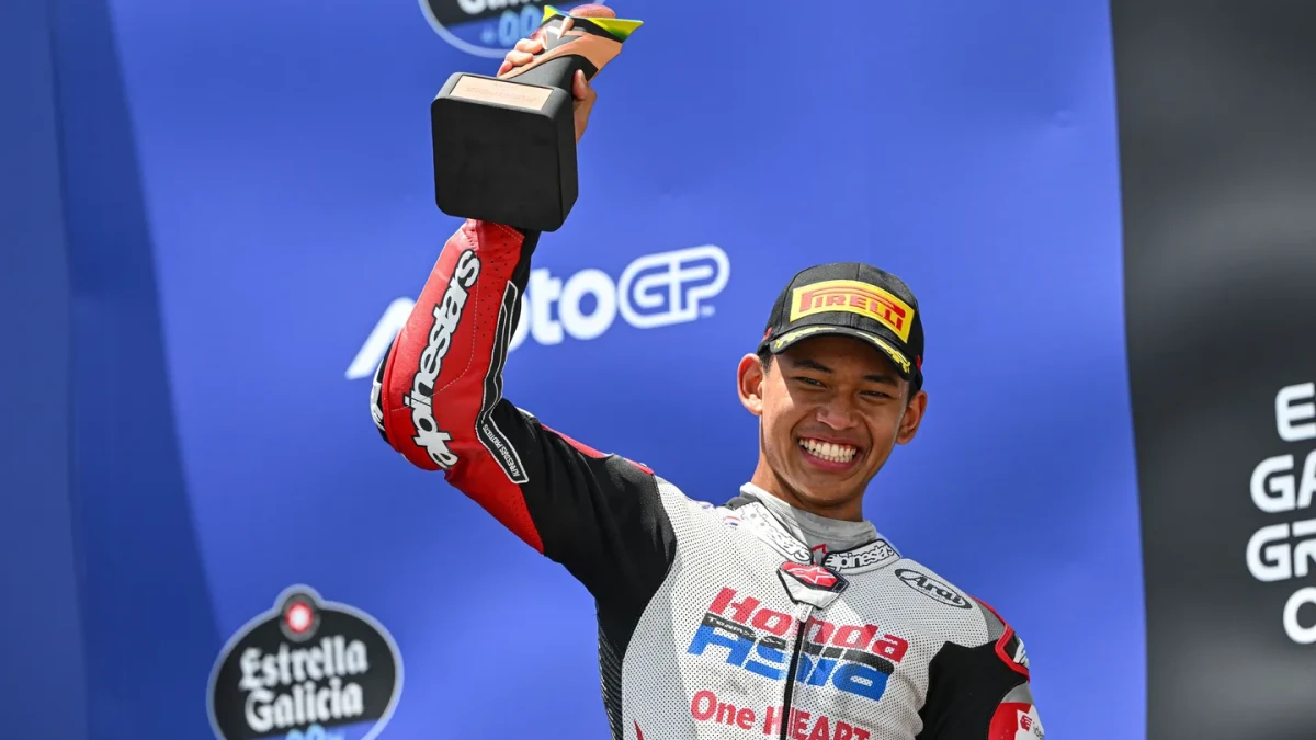 Veda Ega Pratama Cetak Sejarah, Pembalap Indonesia Pertama yang Naik Podium Grand Prix