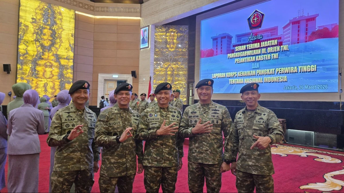 Selamat! 5 Wakasek SMA Taruna Nusantara Resmi Pecah Bintang