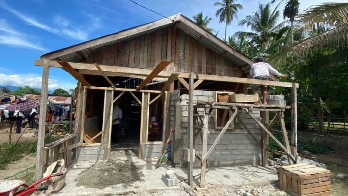 Asyik, 3.070 Rumah Tak Layak Huni di Sulteng Dapat Dana Stimulan dari Pemerintah