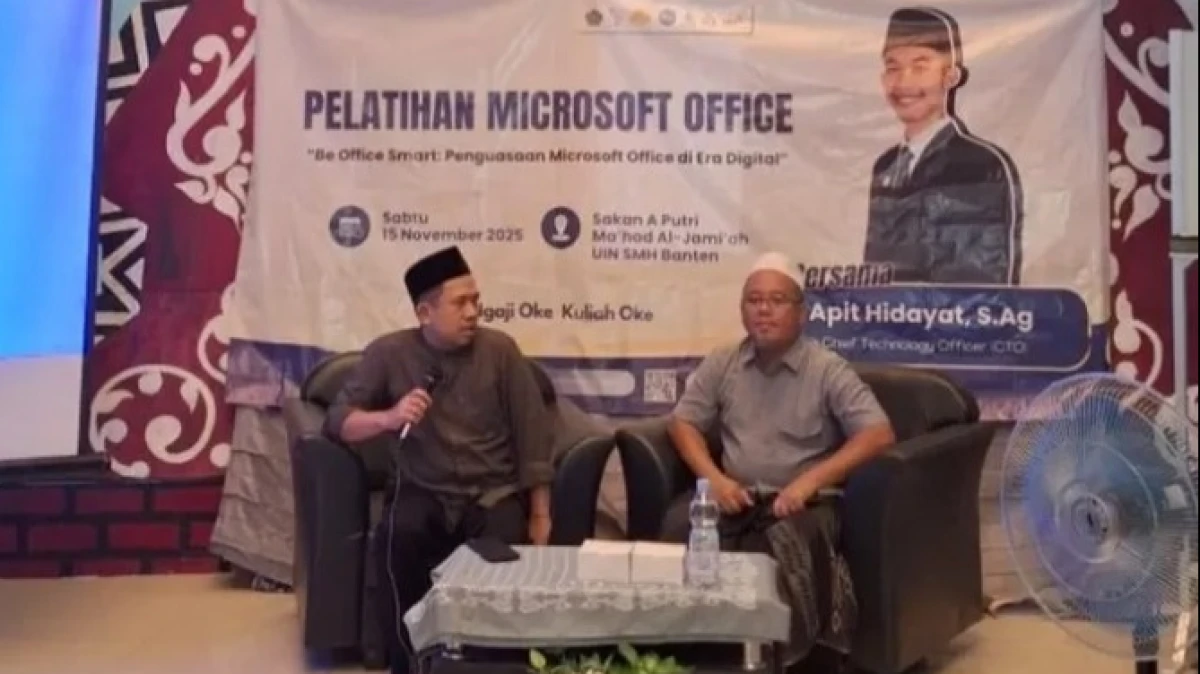 Ma’had Al-Jami’ah UIN Banten Gelar Pelatihan Microsoft Office untuk Perkuat Kompetensi Mahasantri