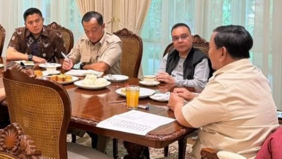 Hasil Pertemuan Dasco dan Presiden Prabowo Terkait Pemulihan Pascabencana