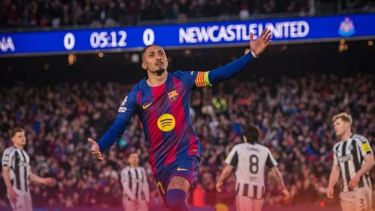 Barcelona Menggila! Hancurkan Newcastle 7-2 di Leg 2 Babak 16 Besar Liga Champions Eropa