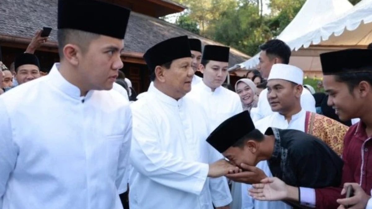 Prabowo Malam Takbiran di Sumut, Lanjut Salat Id di Aceh