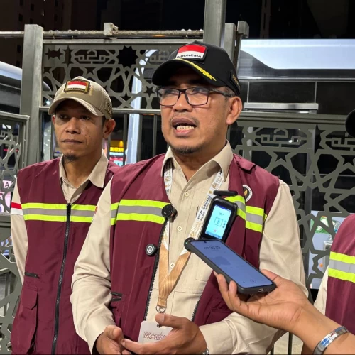 Utamakan Keselamatan Jemaah, PPIH Arab Saudi Berlakukan Sistem Satu Pintu di Terminal Ajyad