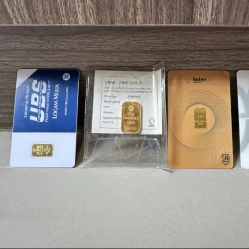 Harga Emas Pegadaian Rontok Pagi Ini! UBS Turun Rp48.000 per Gram