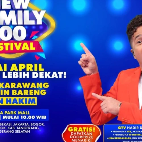 Warga Karawang Yuk Merapat,  GTV Persembahkan New Family 100 Festival Bareng Irfan Hakim