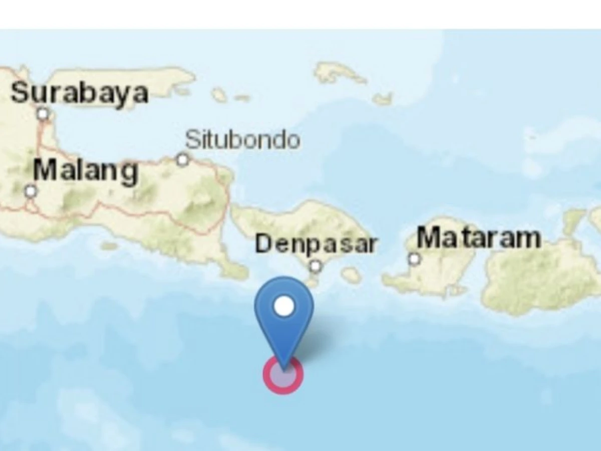 Gempa 3 Kali Guncang Kuta Selatan Bali