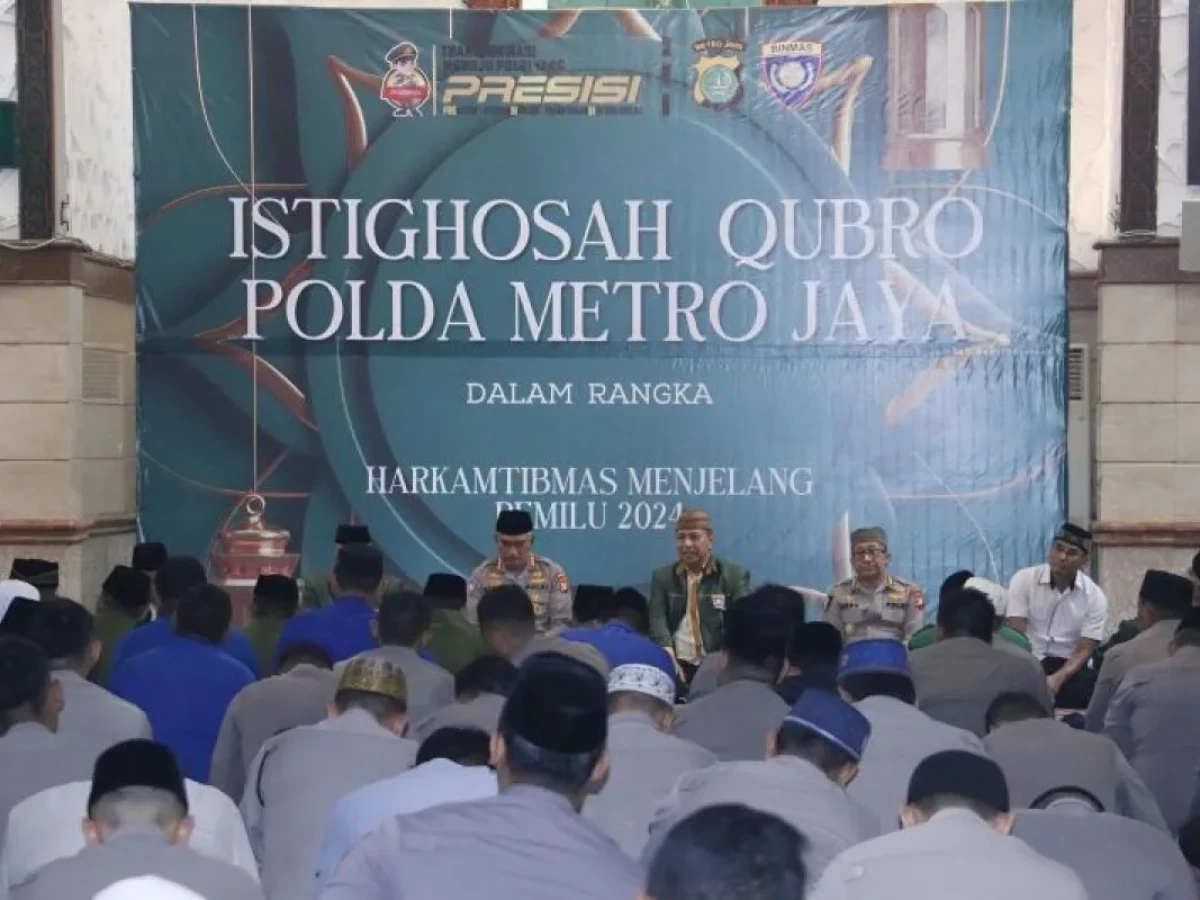 H-8 Pemilu 2024, Polda Metro Jaya Gelar Istighosah Kubro Memohon Pertolongan Allah