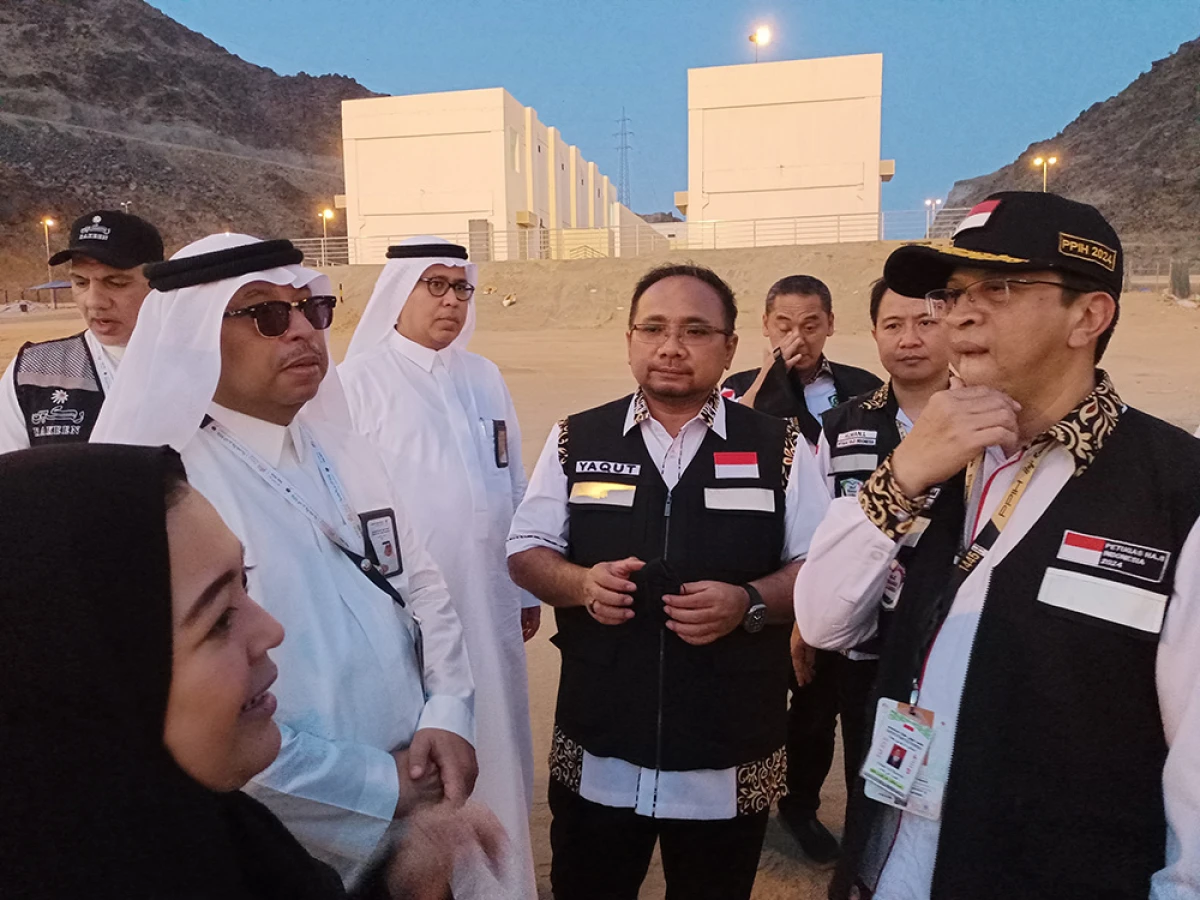 Menag Pastikan Toilet Tenda di Minah Ramah Lansia-Difabel