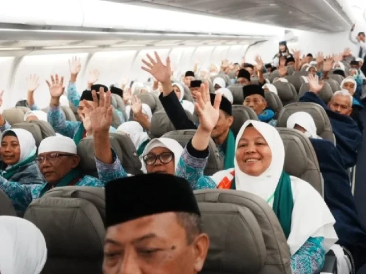 49 Kloter Jemaah Haji Kembali ke Tanah Air Besok