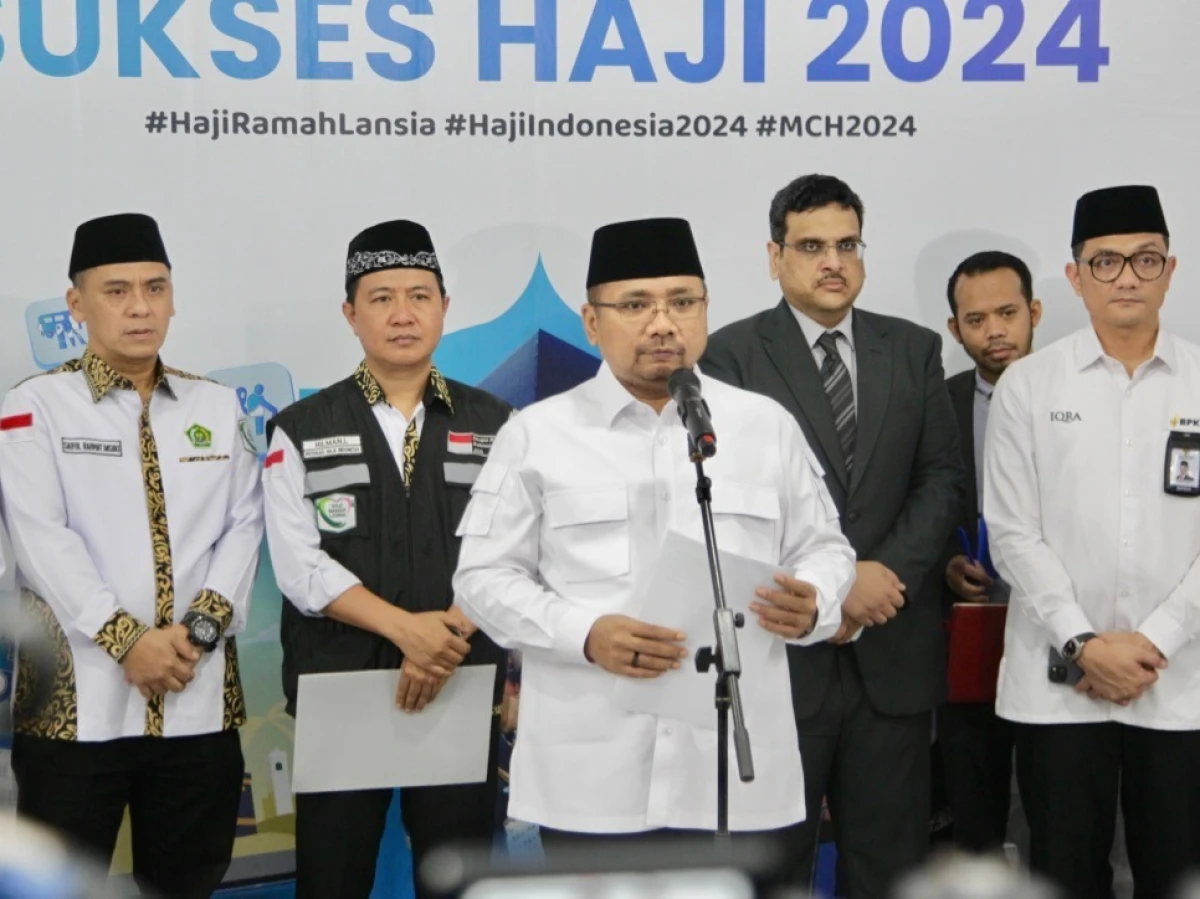 Pernyataan Lengkap Menag Yaqut Terkait Kesuksesan Pelaksanaan Ibadah Haji 2024