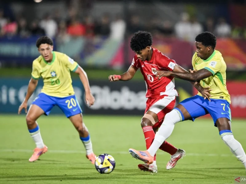 Timnas U-17 Indonesia Takluk 0-4 dari Brasil di Piala Dunia U-17 2025