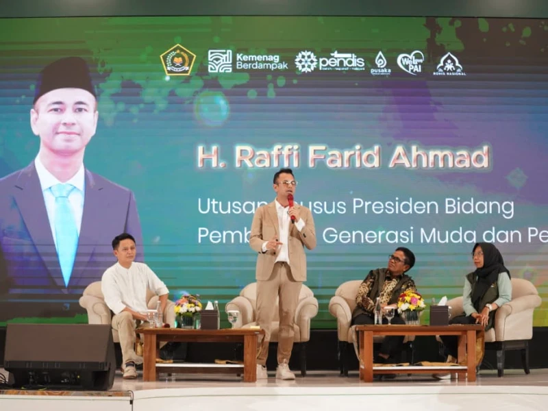 Di Hadapan Peserta Kongres Rohis, Raffi Ahmad Tekankan Pentingnya Keseimbangan Ilmu dan Ruhani