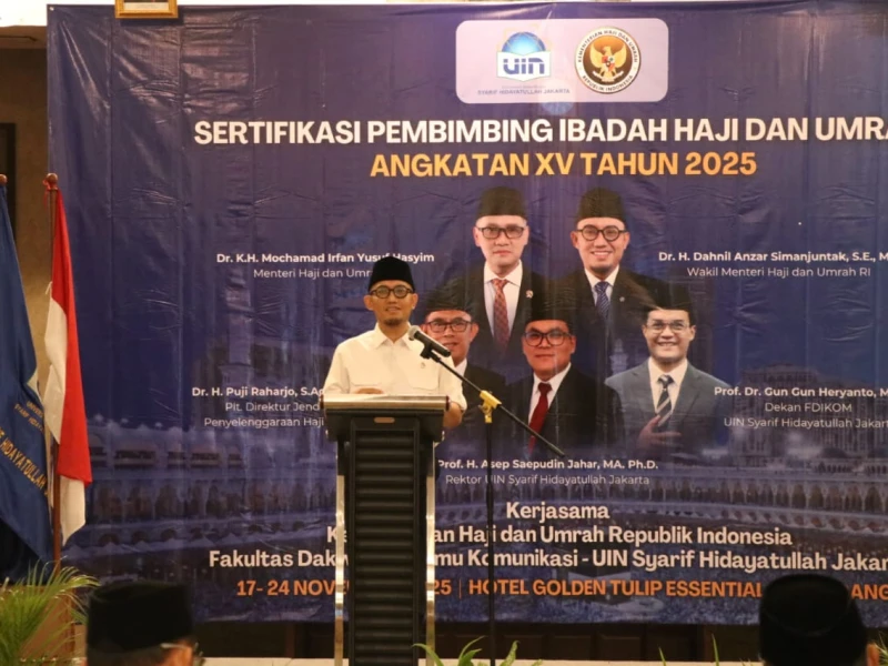 Kemenhaj dan UIN Jakarta Buka Program Sertifikasi Pembimbing Haji dan Umrah, 60 Persen Peserta Perempuan